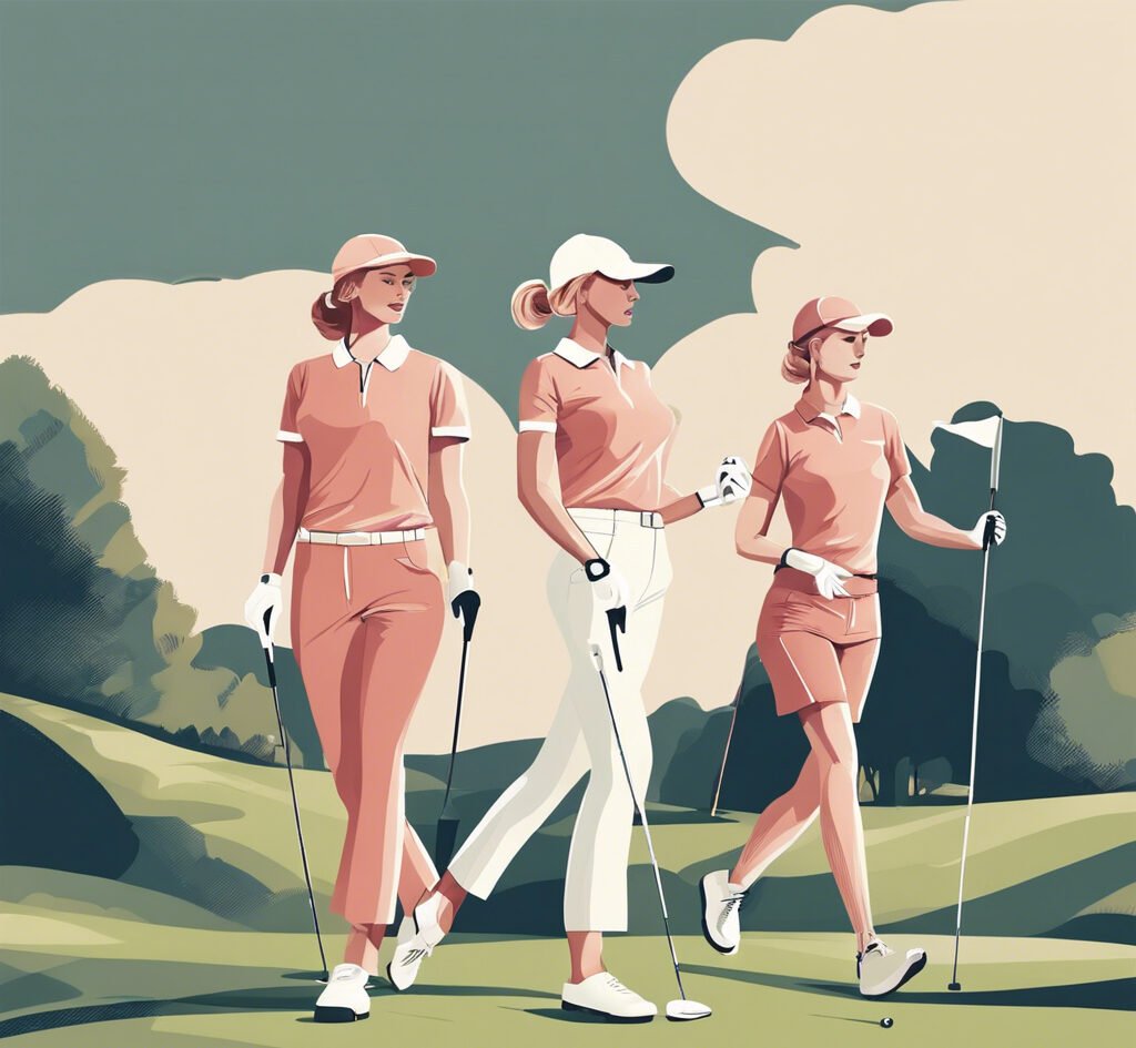 Women's golf clothing