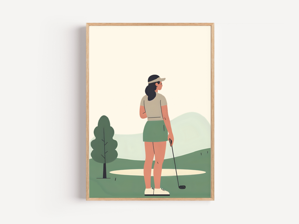 Golf Wall Art for Women
