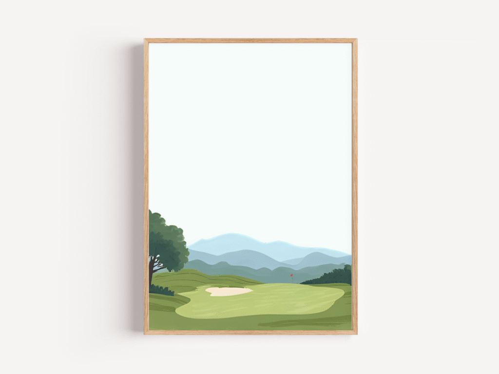 Modern Golf Wall Art