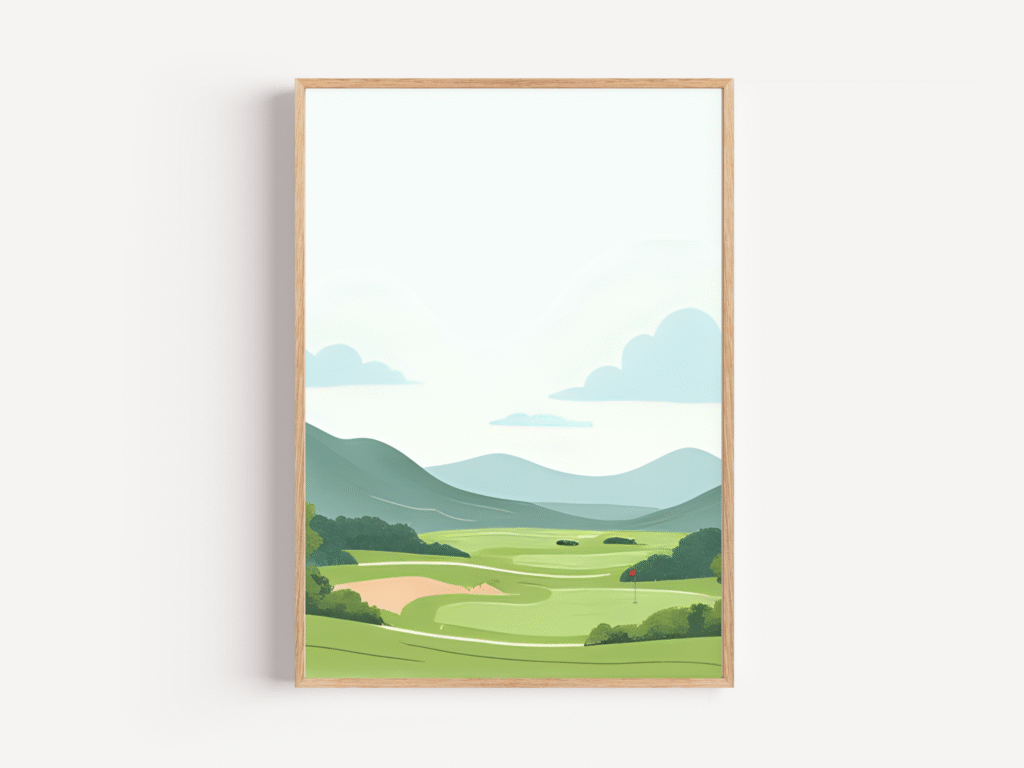 Golf Wall Art for Women