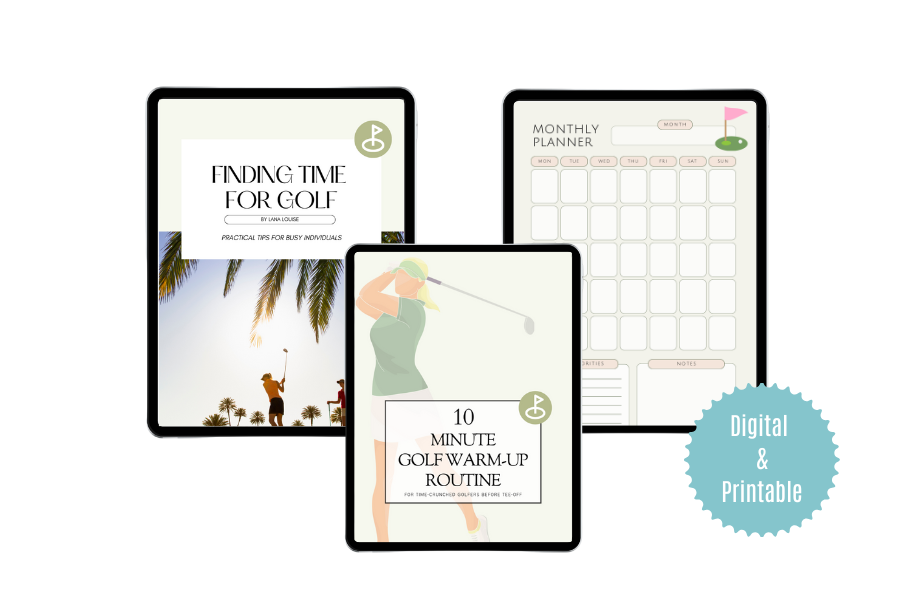 fa bundle of 3 value downloads or time crunched women golfers