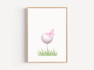 Girly Golf Wall ARt