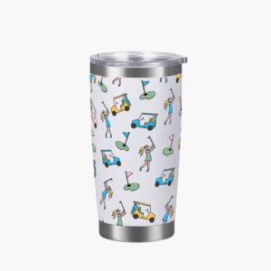 winter golfing, insulated golf tumbler