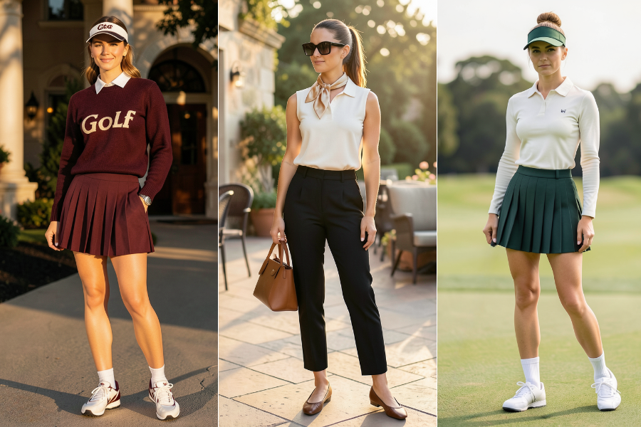 Country Club Outfit Ideas for on and off the course