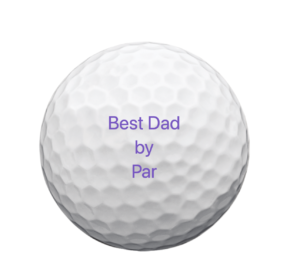personalized golf balls for fathers day