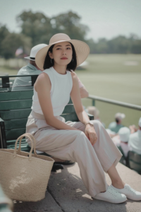 golf tournament outfit ideas, golf spectator style