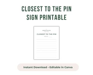 Closest to the Pin template