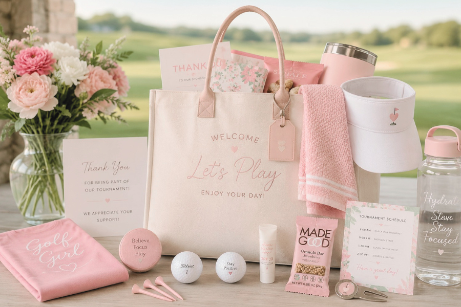 golf tournament welcome ideas
