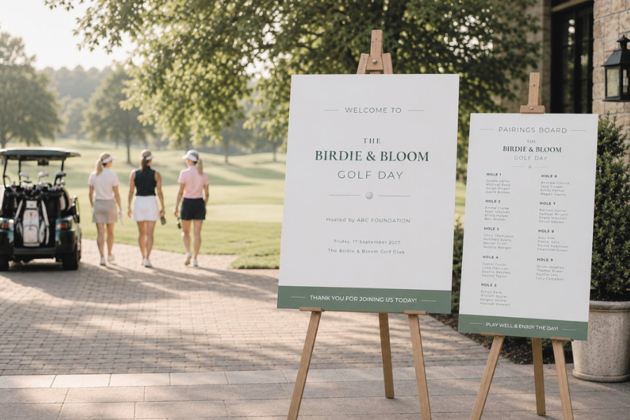 golf tournament planning