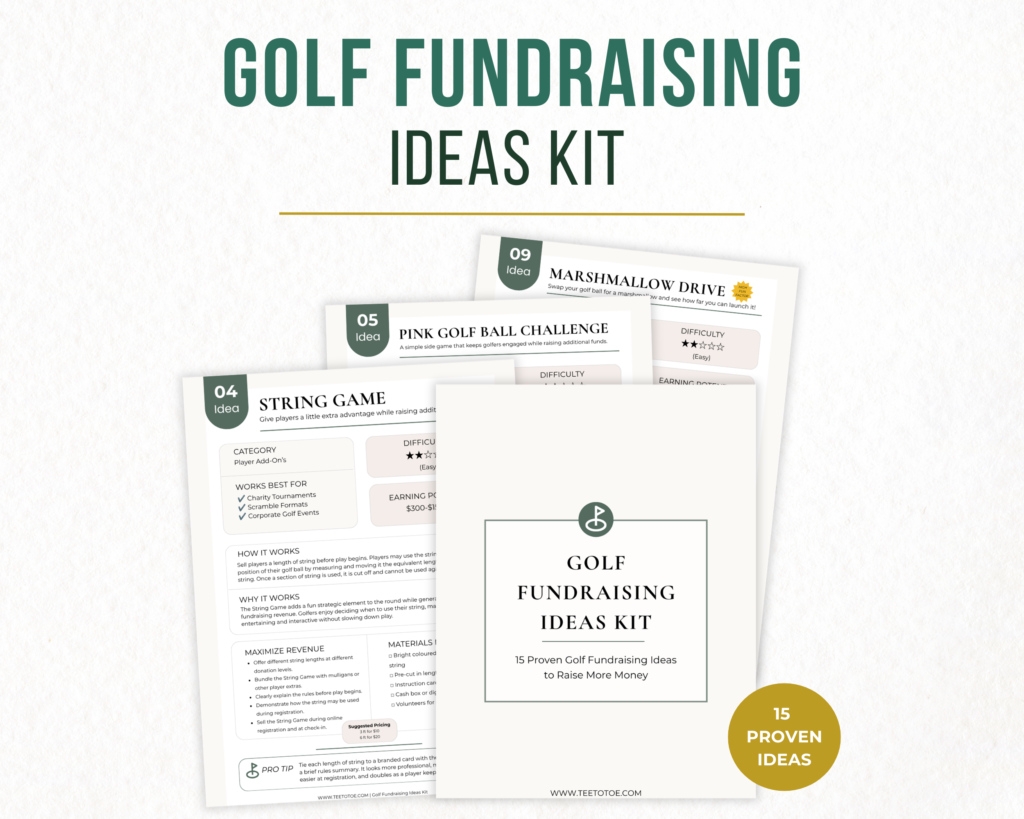 Golf Fundraising Ideas Kit
