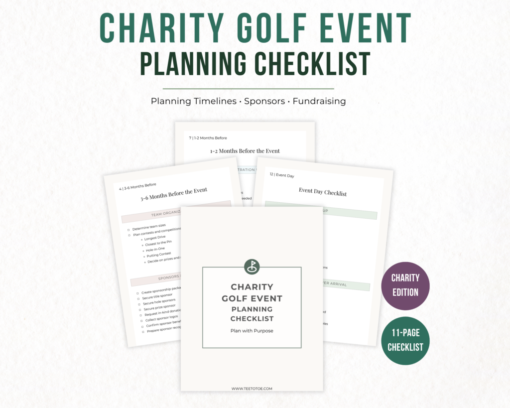 Charity Golf Planner