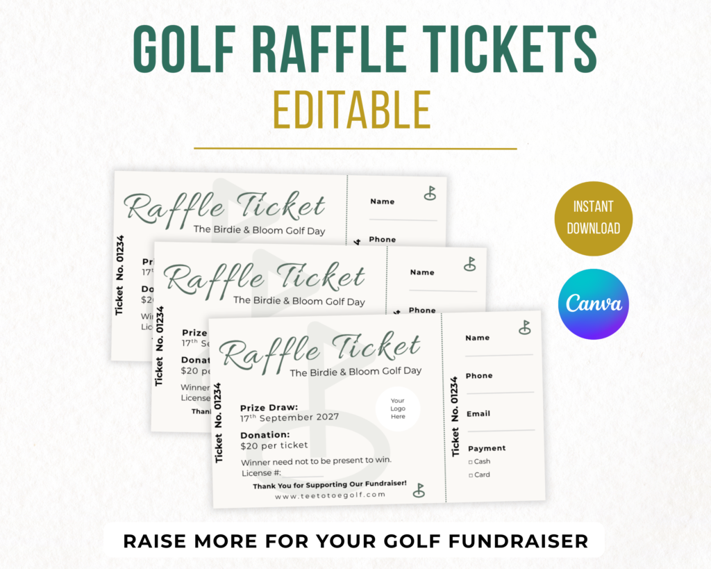 golf tournament raffle ideas
