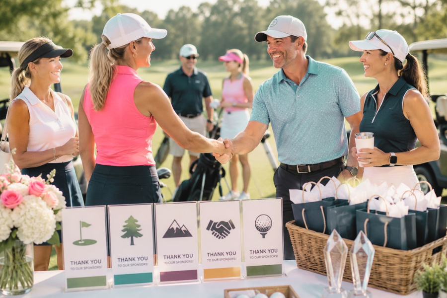 golf tournament sponsor recognition