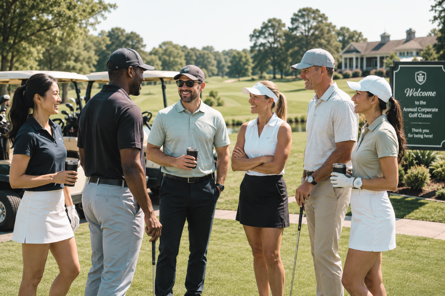 corporate golf event ideas for clients & employees